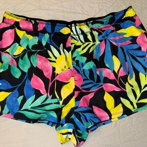 PINK Victoria's Secret Tropical Leaf Print Shorts